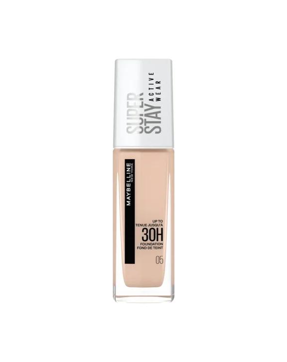 Maybelline Super Stay Active Wear Foundation 05 Light Beige 30ml Full Coverage